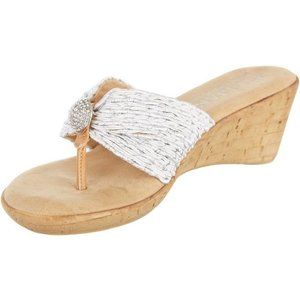 Italian Shoemakers Cayman Wedge Sandals NWT